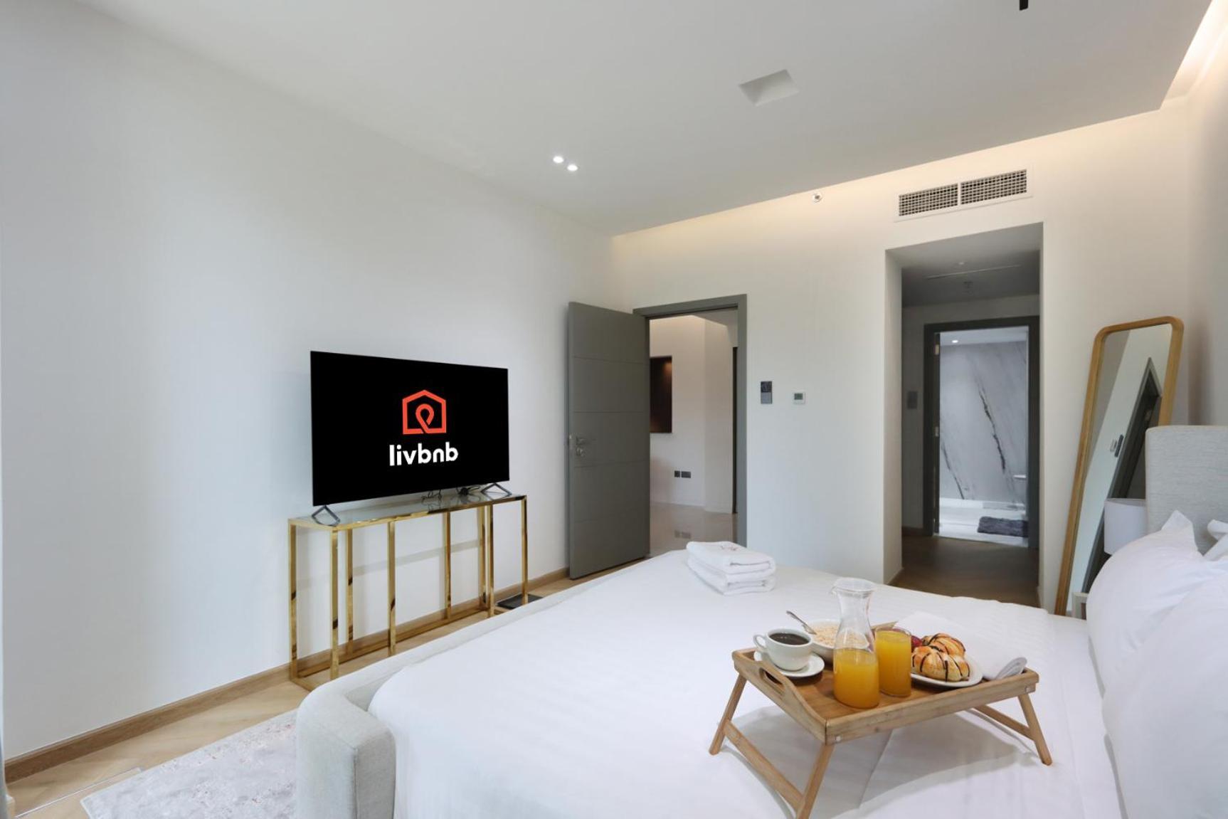 Livbnb - 2B With Modern Interiors, Emaar Boulevard Apartment Dubai Exterior photo